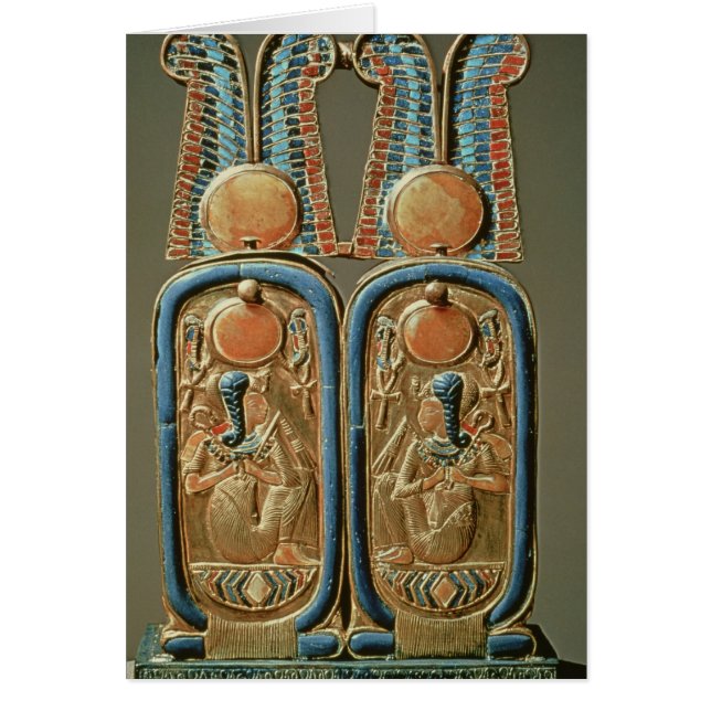 Unguent box in form of a double royal (Front)