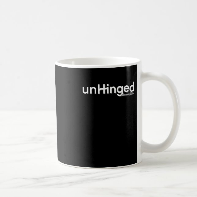 Unhinged Sticker  Coffee Mug (Right)
