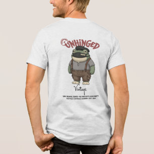 Unhinged Vintage Toad T-Shirt Funny Streetwear Tee