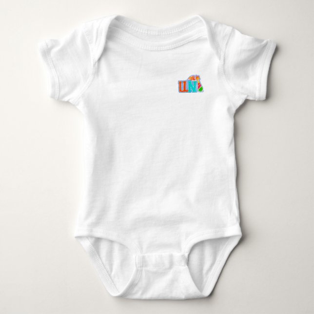 Uni-Kitty  Baby Bodysuit (Front)