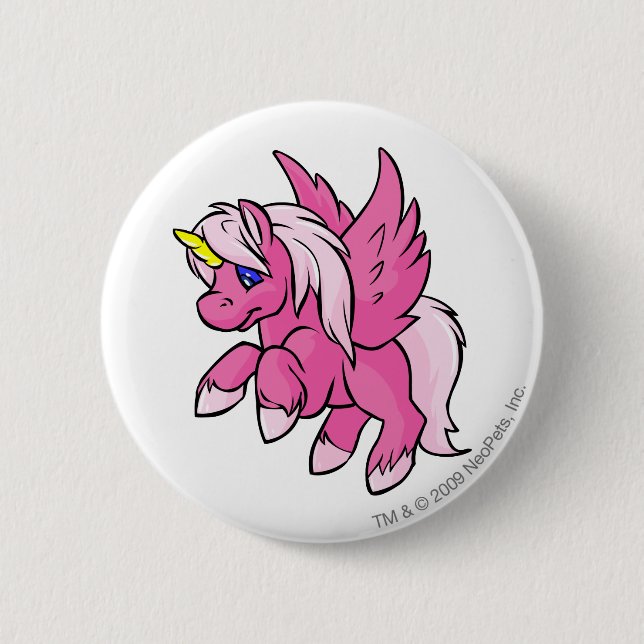 Uni Pink 6 Cm Round Badge (Front)
