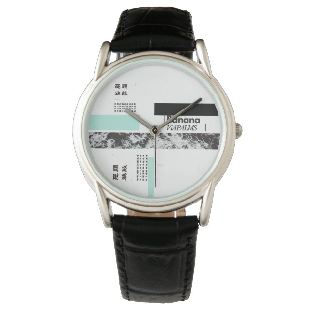 Uni-Sex All Purpose Wrist Watch Banana| Via Palms (Front)