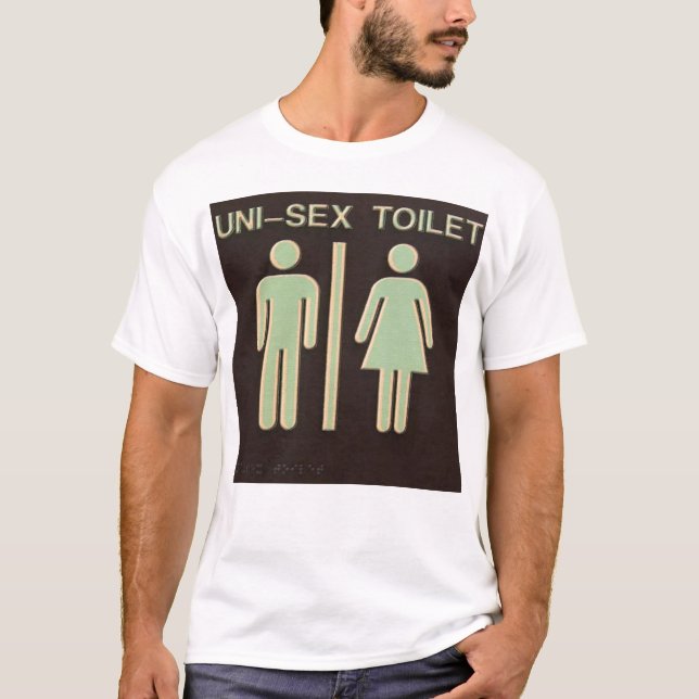 Uni-Sex Toilet T-Shirt (Front)