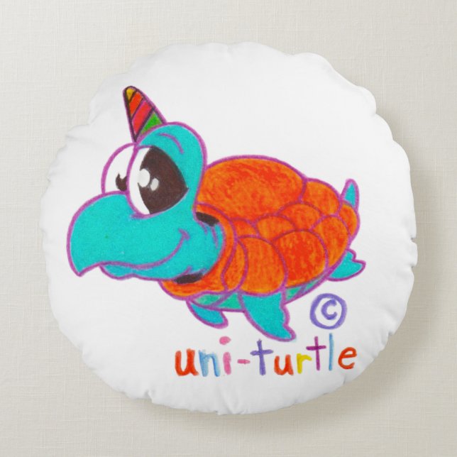 Uni Turtle Pillow (Front)