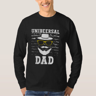 Unibeersal Dad Beer Lover Drinking Drinker Alcohol T-Shirt