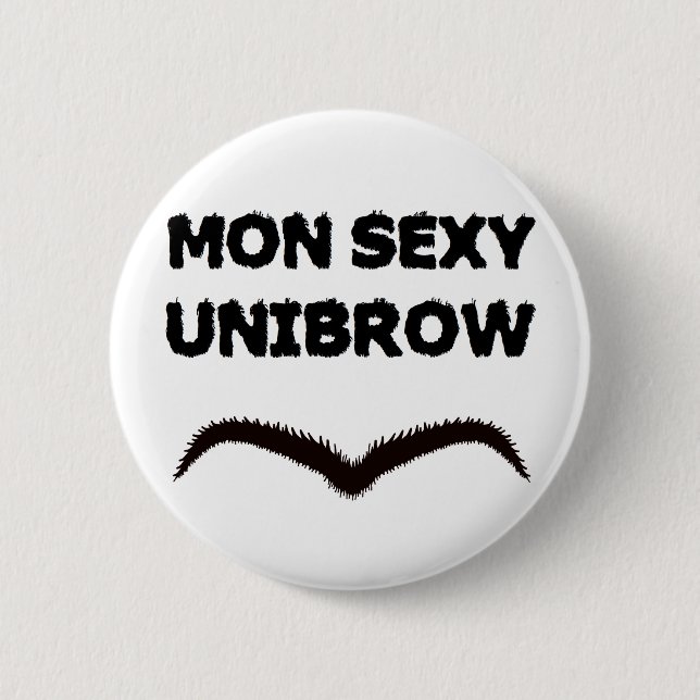 Unibrow 6 Cm Round Badge (Front)