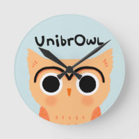 UnibrOwl Unibrow Owl | Funny Cute Eyebrows Owl