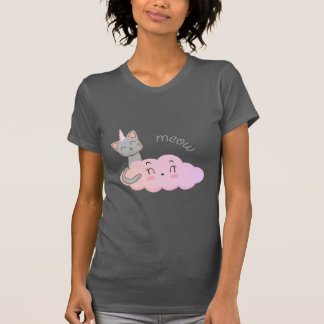 unicat cloud meow t-shirt