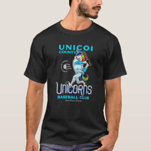 Unicoi County Unicorns Minor League Baseball Team T-Shirt