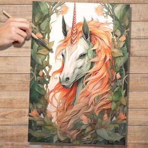 Unicorn 2 Decoupage Paper