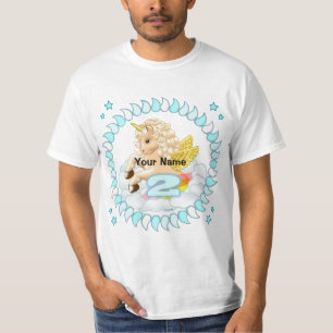 Unicorn 2 Year Old Birthday T-Shirt