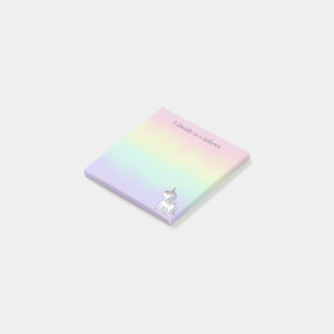 Unicorn 3 x 3 Post-It notepad