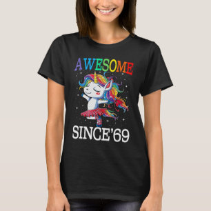 Unicorn 51st Birthday  Rainbow 1969 51 Years Old T-Shirt