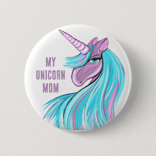 Unicorn 6 Cm Round Badge