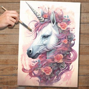 Unicorn 9 Decoupage Paper