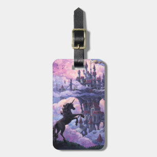 Unicorn and Castle in the Clouds Luggage Tag