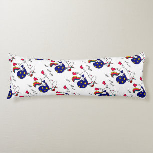 Unicorn and Christmas. Body Cushion