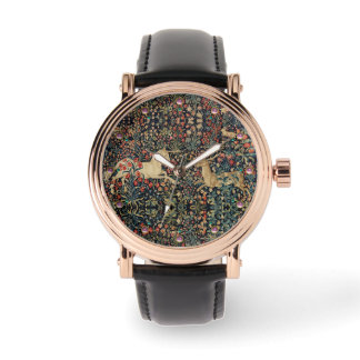 UNICORN AND DEER,FLOWERS,FOREST ANIMALS Floral Watch