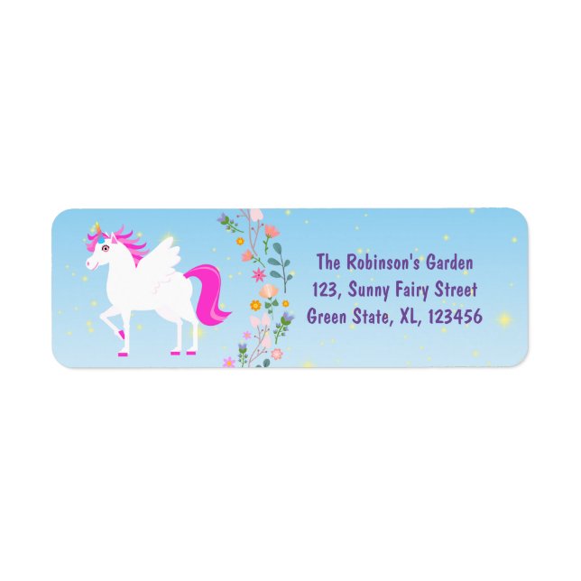 Unicorn and Fairy Magic Birthday Party (Front)