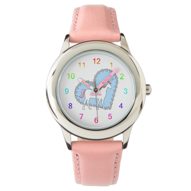 Unicorn and Hearts Watch (Front)