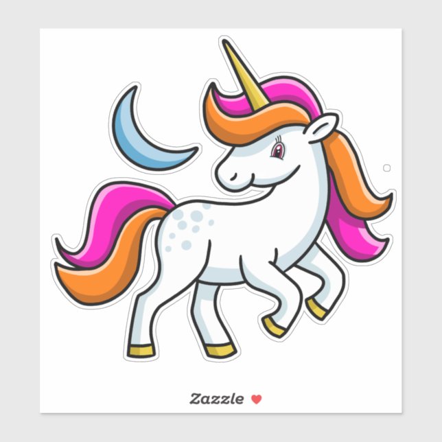 Unicorn and Moon (Sheet)