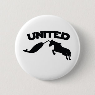 Unicorn and Narwhal 6 Cm Round Badge