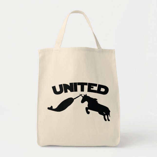 Unicorn and Narwhal Tote Bag (Front)