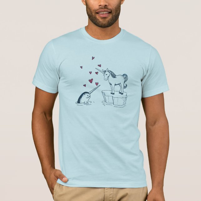 Unicorn and Narwhal, True Love Tee (Front)