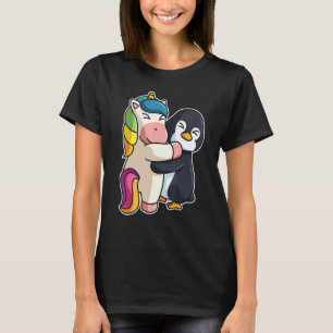 Unicorn And Penguin Cute Animals For Women Animal  T-Shirt