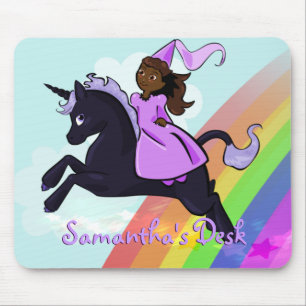 Unicorn and Princess Mousepad