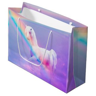 Unicorn and Rainbow Large Gift Bag