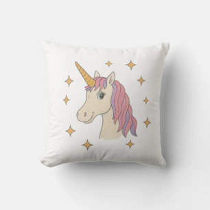 unicorn and star sparkles  cushion