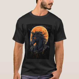 Unicorn Anime Goth Men Women Gothic Scary Anime Un T-Shirt