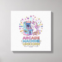Unicorn Arcade Machine Unicorn Print Ready POD Art