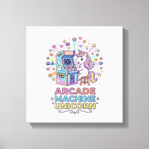Unicorn Arcade Machine Unicorn Print Ready POD Art