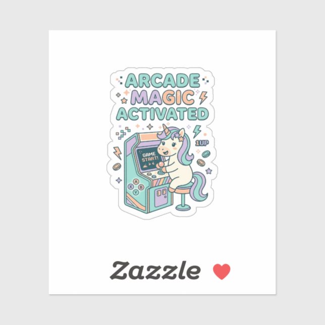 Unicorn Arcade Magic Activated Trendy Product Grap (Sheet)
