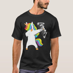 Unicorn Archery Dabbing Funny Archer Lover Bow Hun T-Shirt