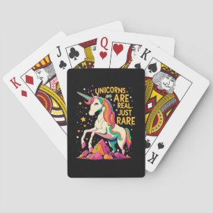 Unicorn are real just rare playing cards