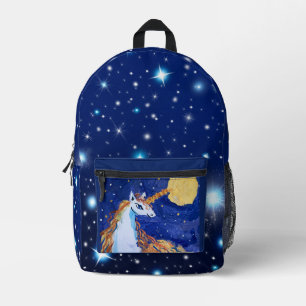 Unicorn "Art by Kids" Printed Backpack