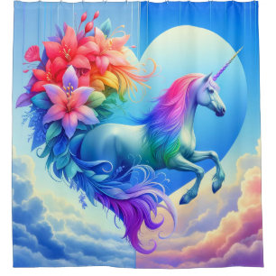 Unicorn Art Shower Curtain