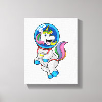 Unicorn as Astronaut in Space