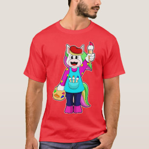 Unicorn as Painter T-Shirt