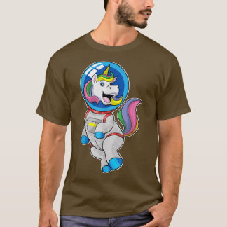 Unicorn Astronaut Space  T-Shirt