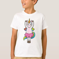 Unicorn at Ballet Dance with Skirt