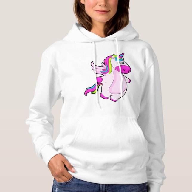Unicorn at Flying Hoodie (Front)