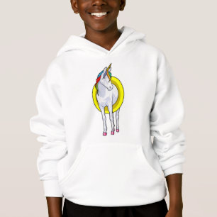 Unicorn at Swimming with Swim ring