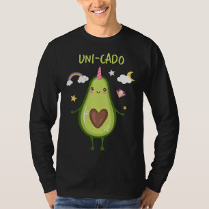 Unicorn Avocado Guacamole Toast Healthy Fat Green  T-Shirt