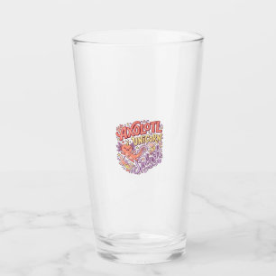 Unicorn Axolotl Unicorn Splash Whimsical White Bac Glass