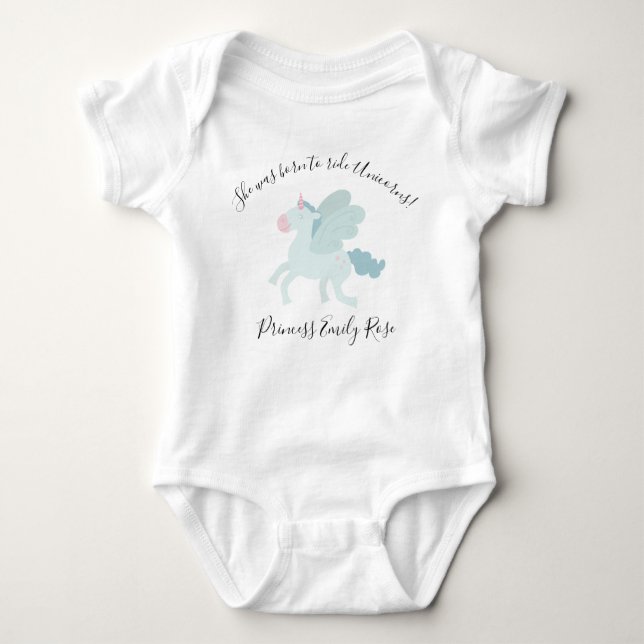 Unicorn Baby Bodysuit (Front)