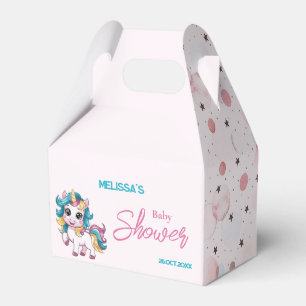 Unicorn Baby Shower Favour Box